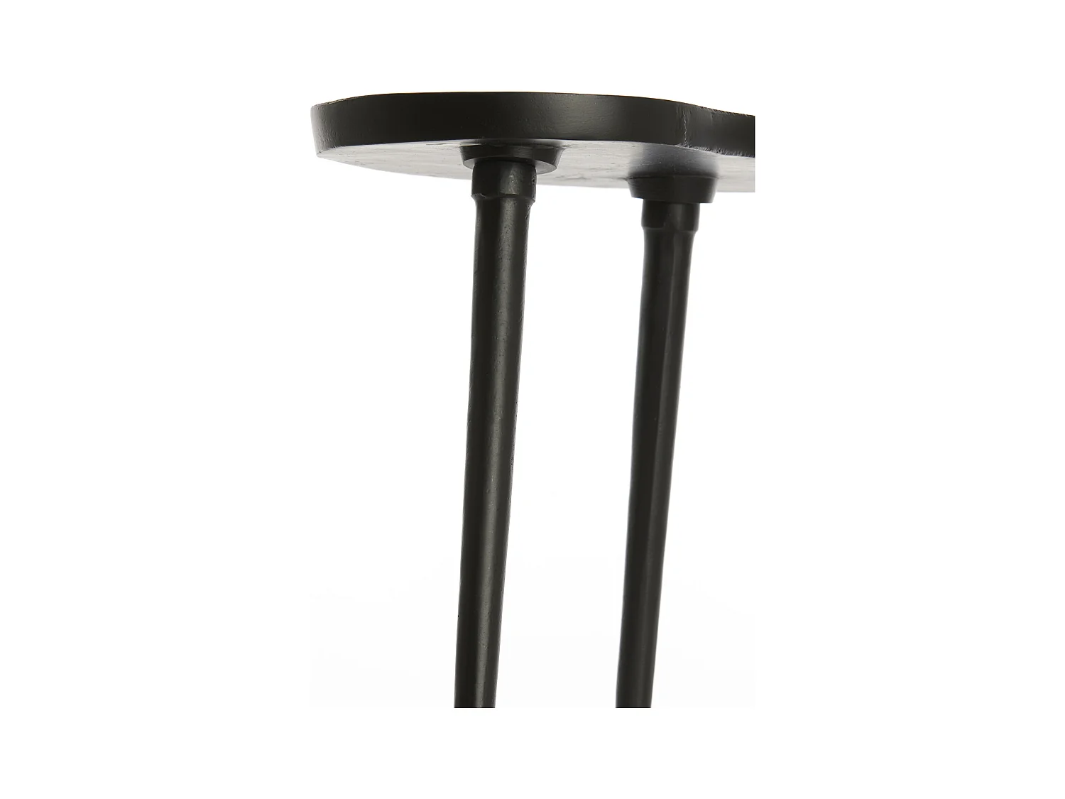 Bijzettafel LIENZ - 53x30x48cm - Zwart