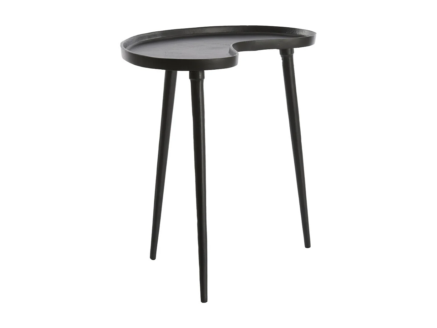 Table d'appoint LIENZ - 53x30x48cm - Noir
