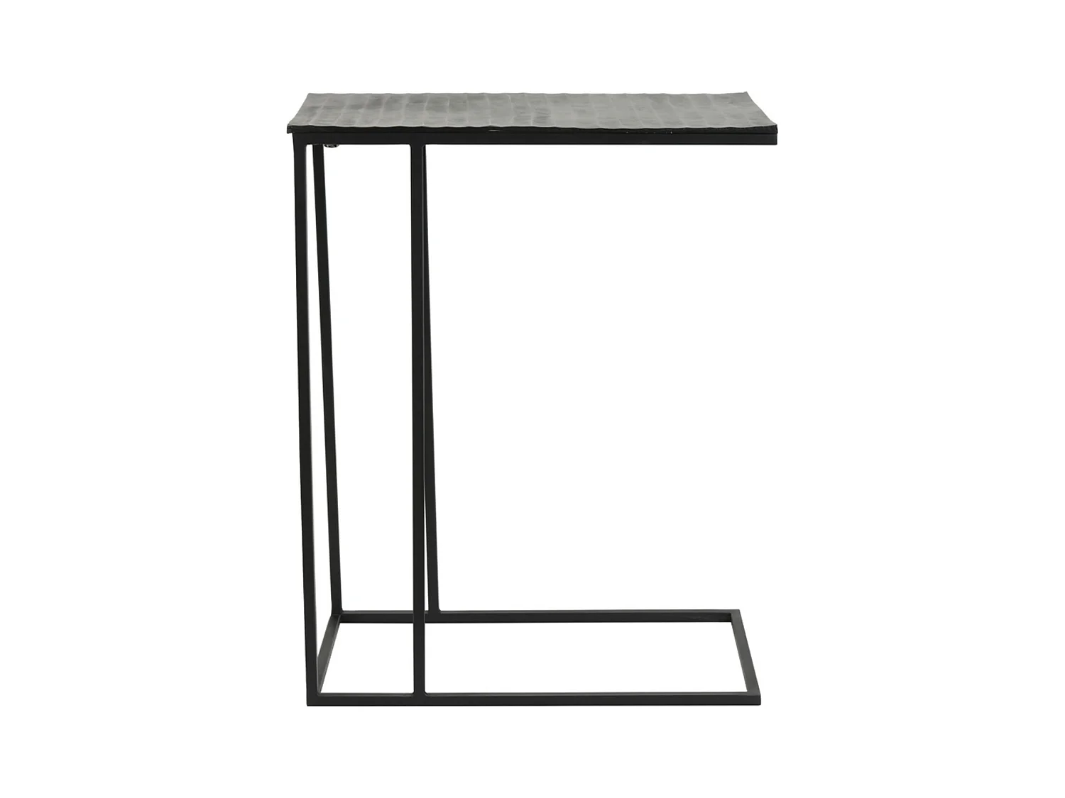 Table d'appoint MACY - 48x26x60cm - Noir