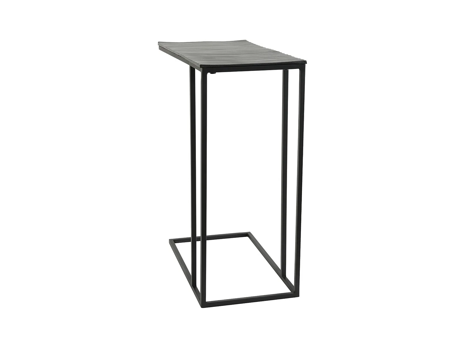 Table d'appoint MACY - 48x26x60cm - Noir
