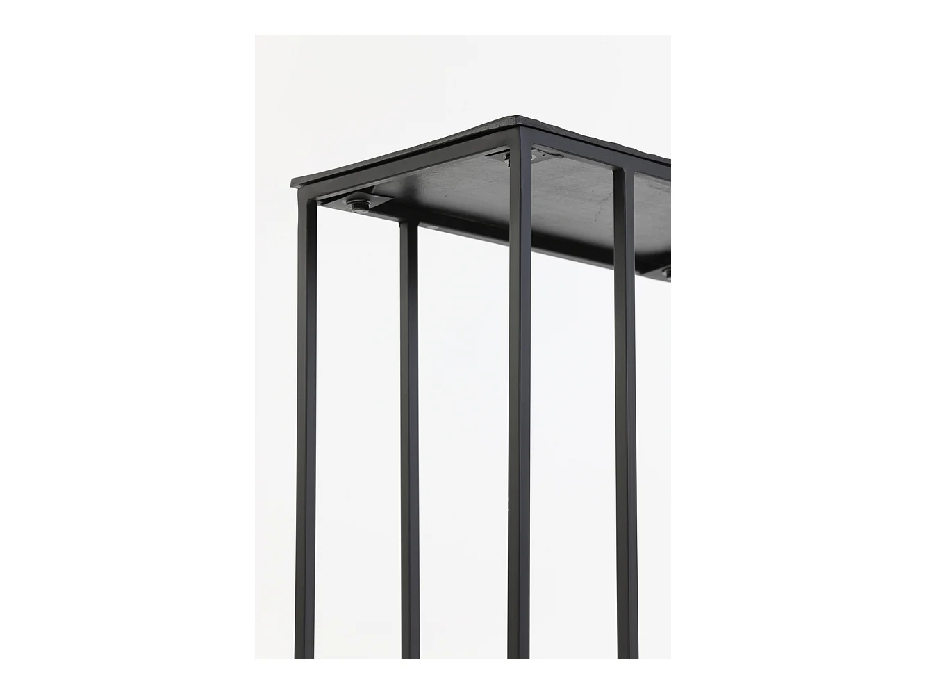Table d'appoint MACY - 48x26x60cm - Noir