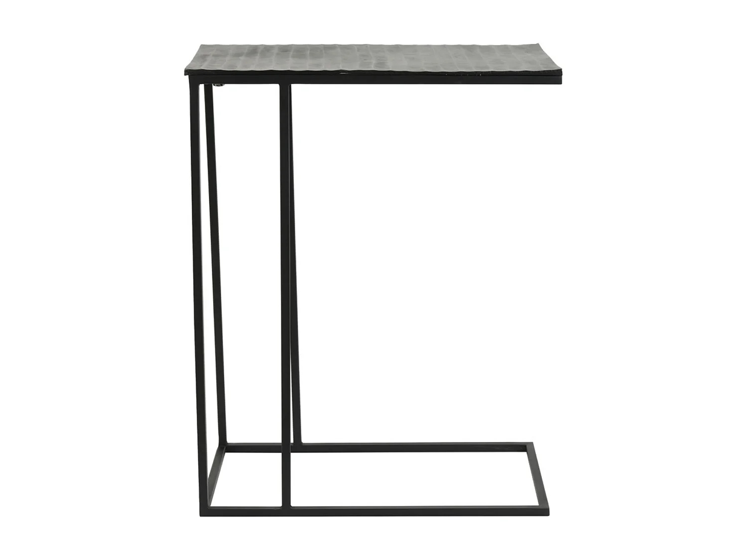 Table d'appoint MACY - 48x26x60cm - Noir