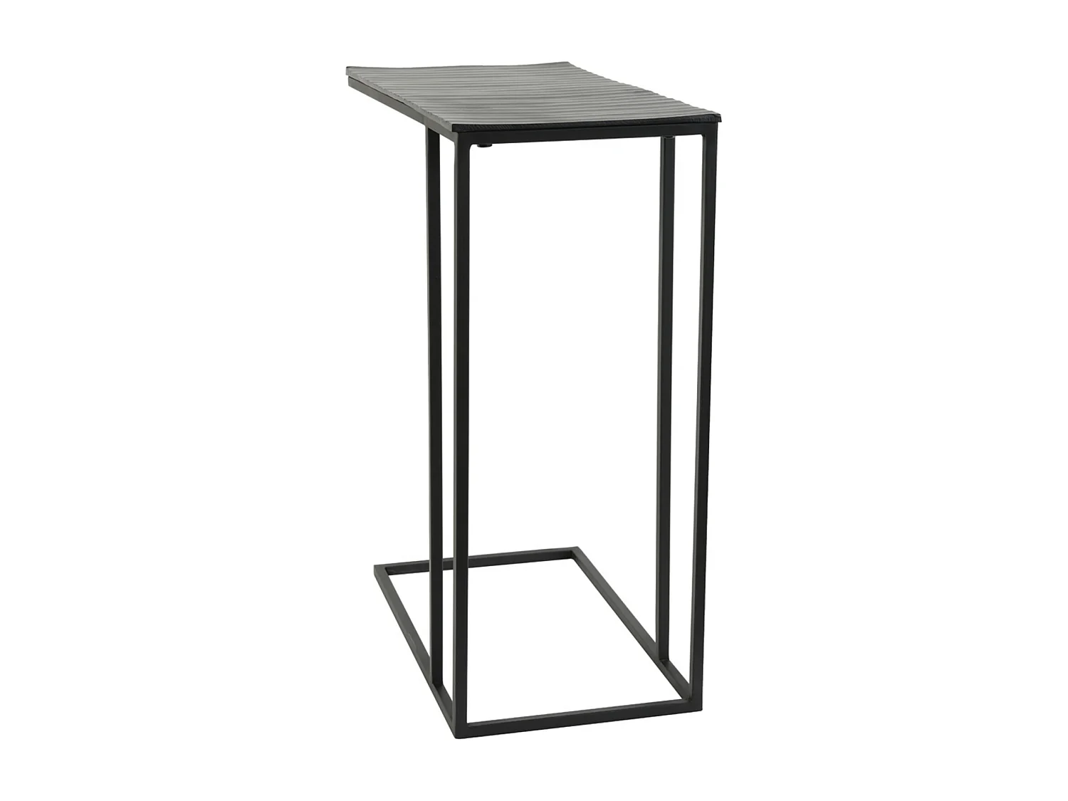 Table d'appoint MACY - 48x26x60cm - Noir