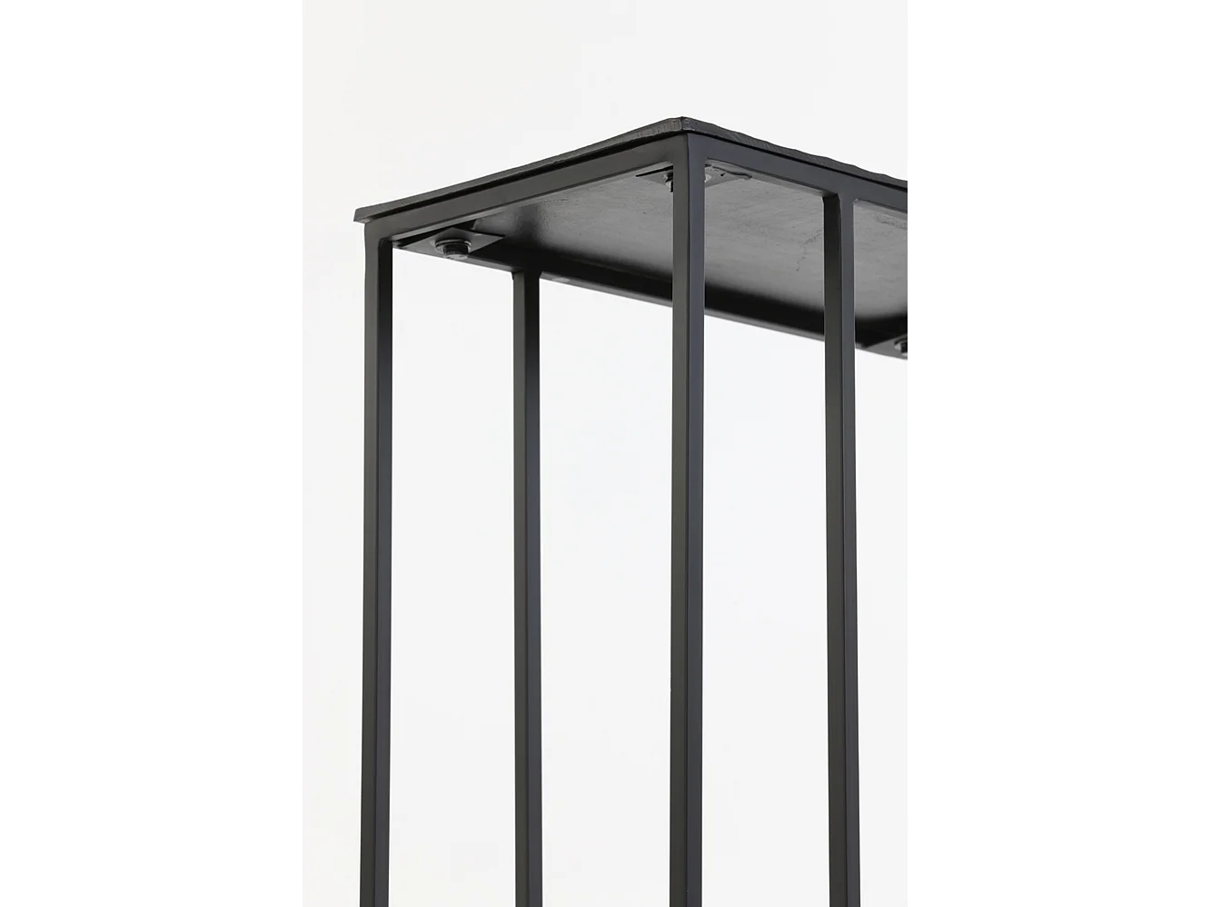 Table d'appoint MACY - 48x26x60cm - Noir