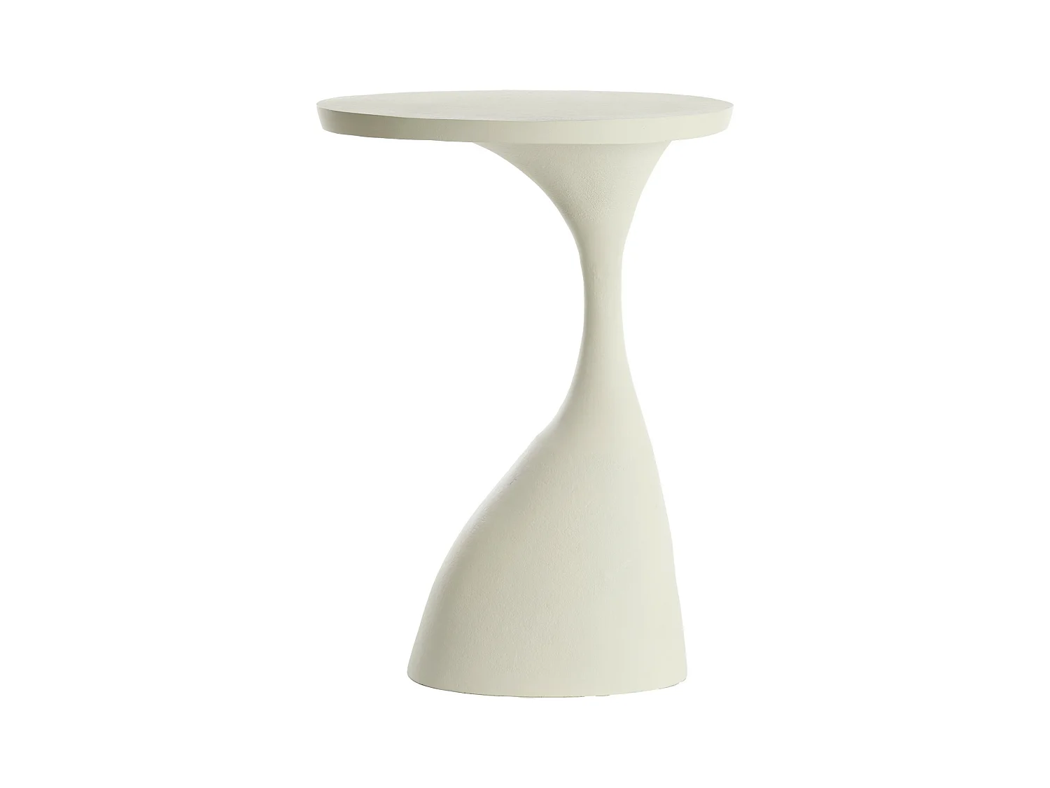 Table d'appoint MACAU - 40x33x61cm - Blanc