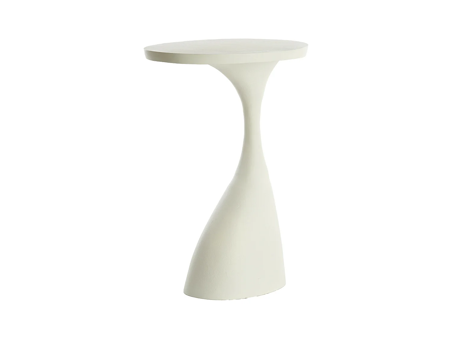 Table d'appoint MACAU - 40x33x61cm - Blanc