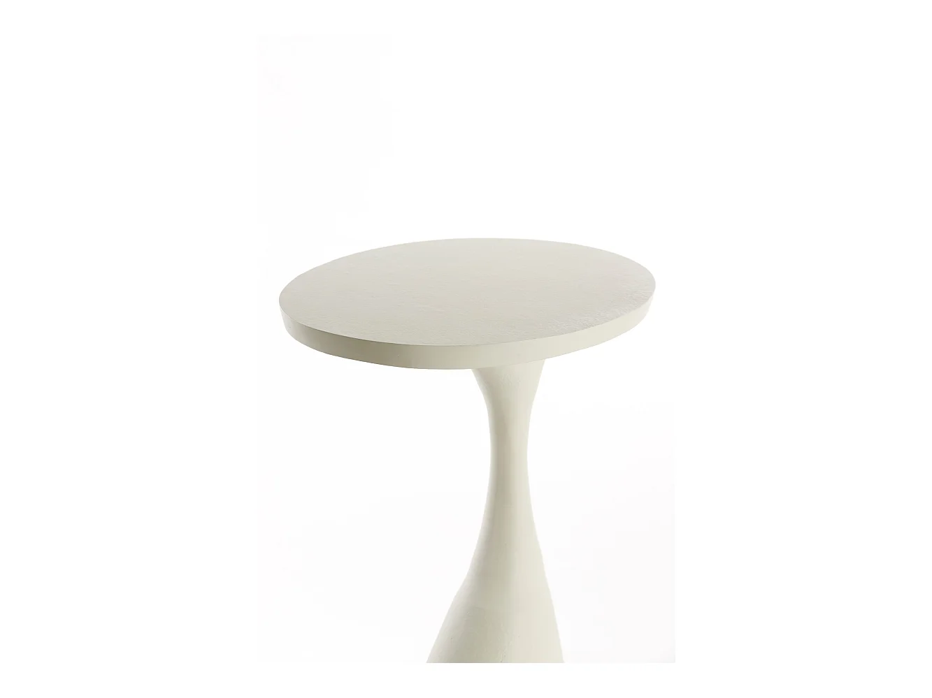 Table d'appoint MACAU - 40x33x61cm - Blanc