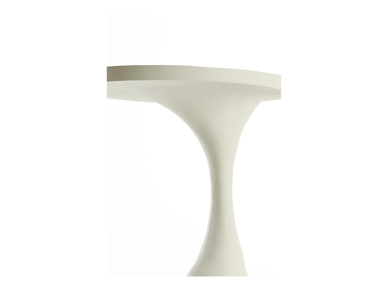 Table d'appoint MACAU - 40x33x61cm - Blanc