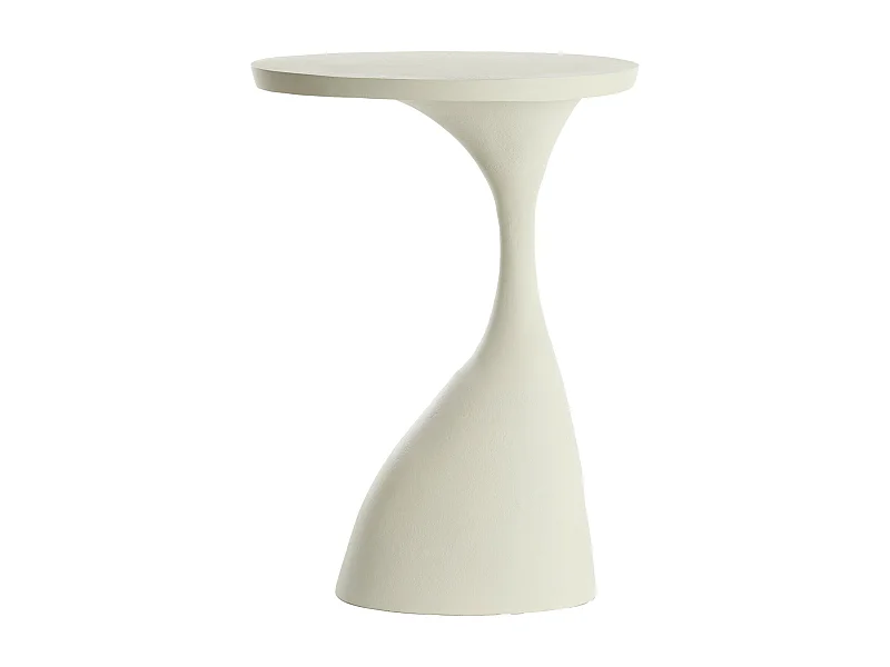 Mesa auxiliar MACAU - 40x33x61cm - Blanco