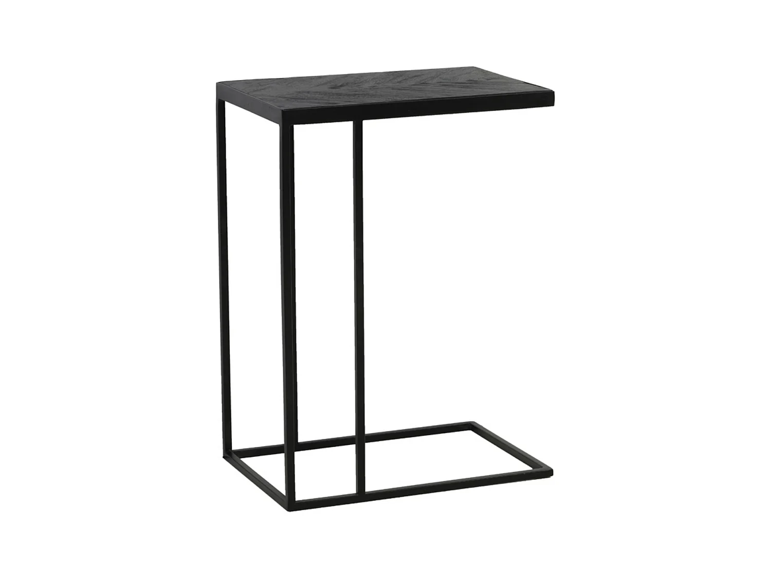 Table d'appoint CHISA - 45x30x62cm - Marron