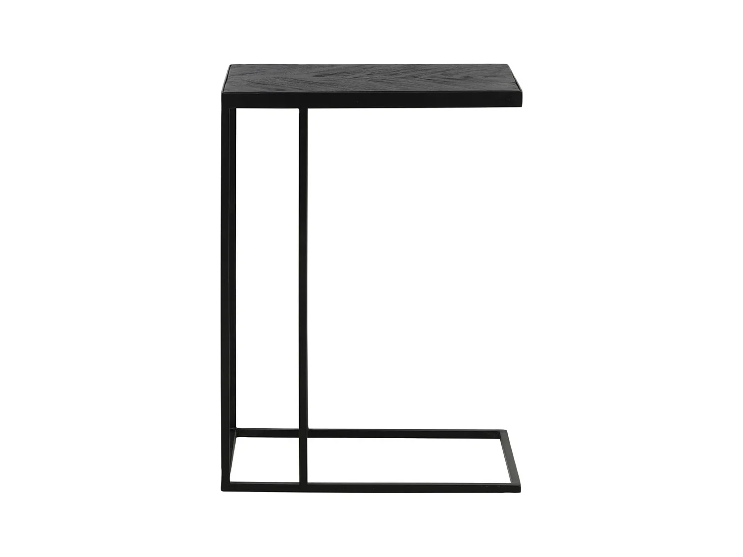 Table d'appoint CHISA - 45x30x62cm - Marron