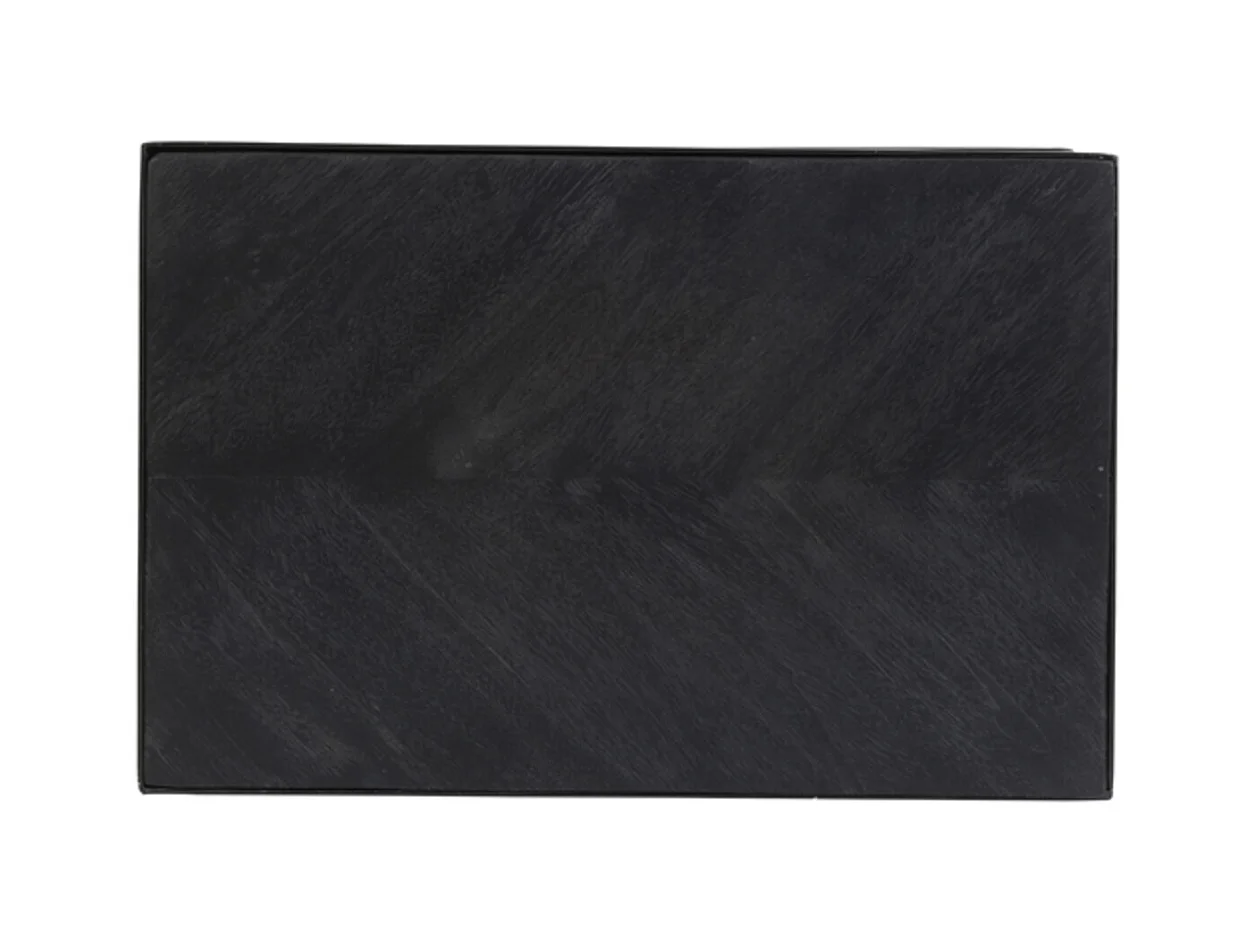 Table d'appoint CHISA - 45x30x62cm - Marron