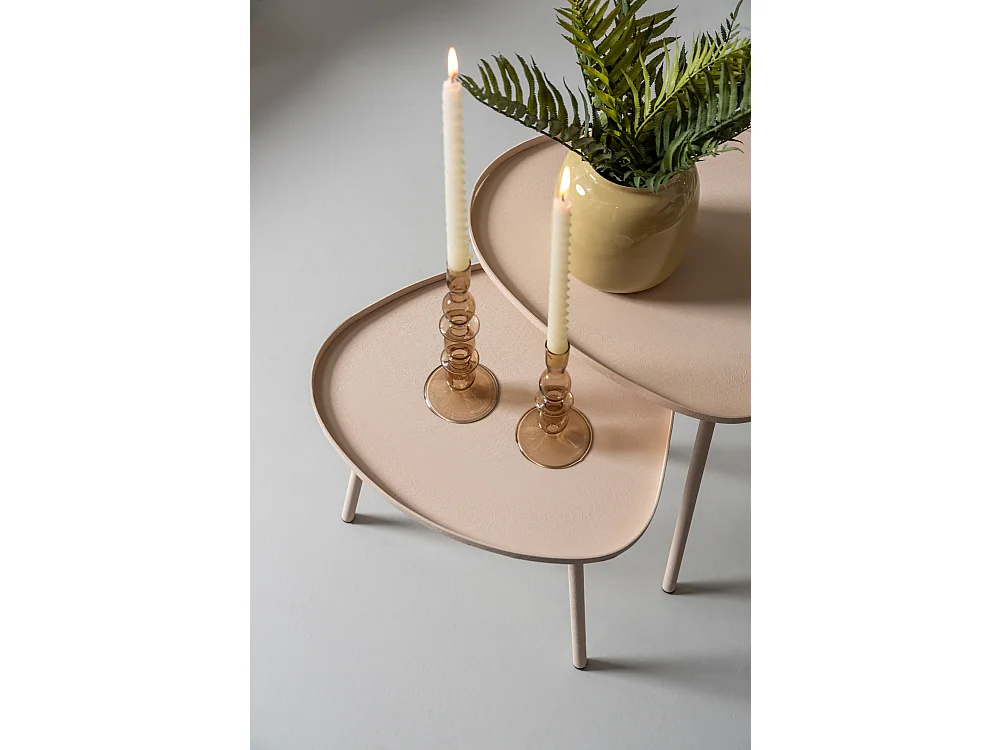 Table d'appoint Boaz - Gris chaud