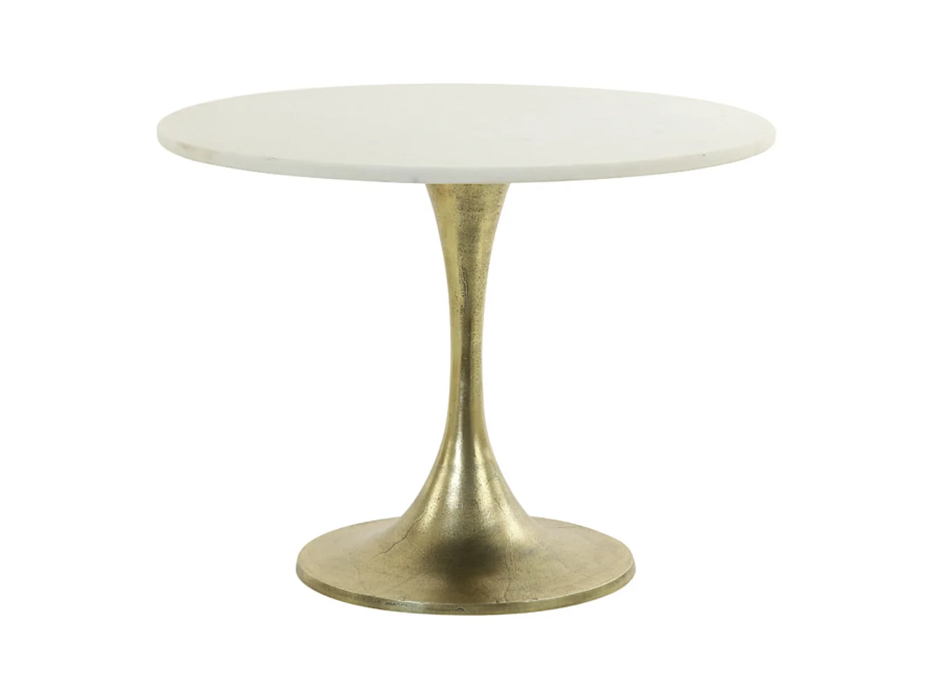 Table d'appoint RICKERD - Ø61x41cm - Blanc