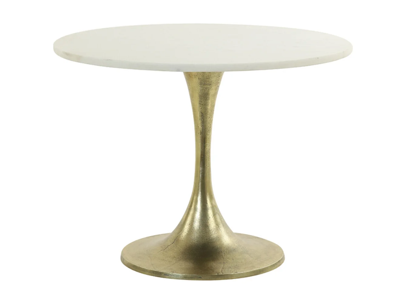 Table d'appoint RICKERD - Ø61x41cm - Blanc