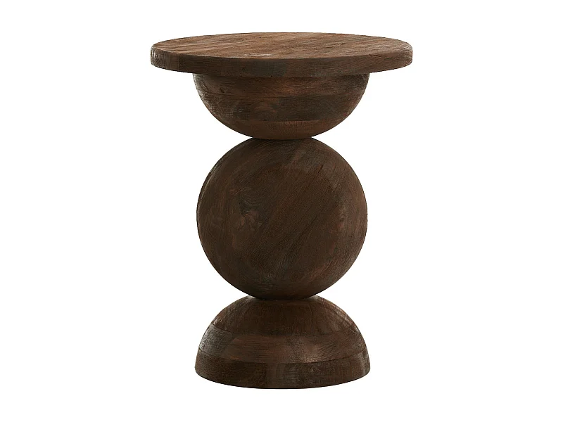 Table d'appoint MIRTO - Ø40x50cm - Marron