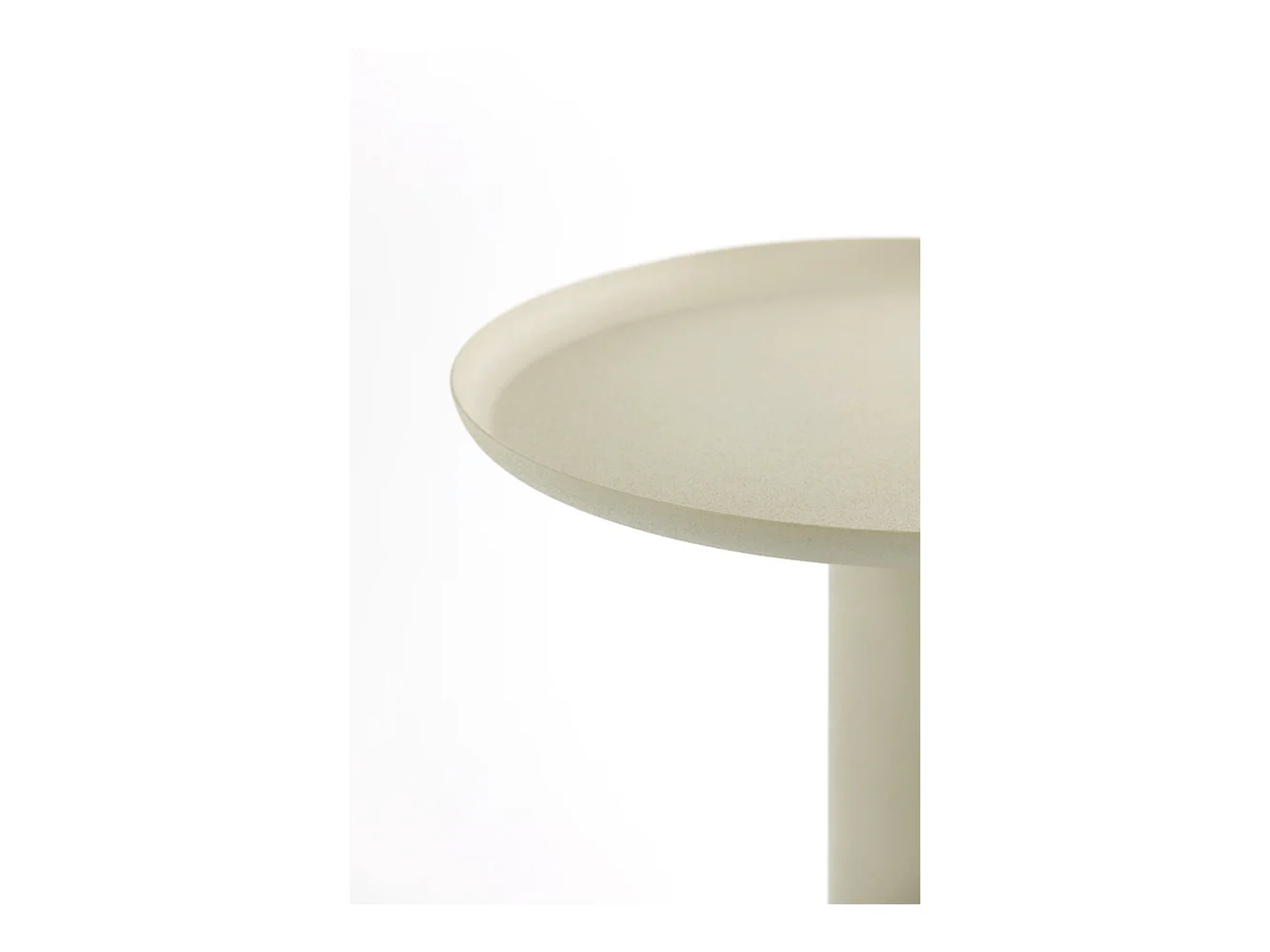 Table d'appoint MILAKI - Ø39x52cm - Gris