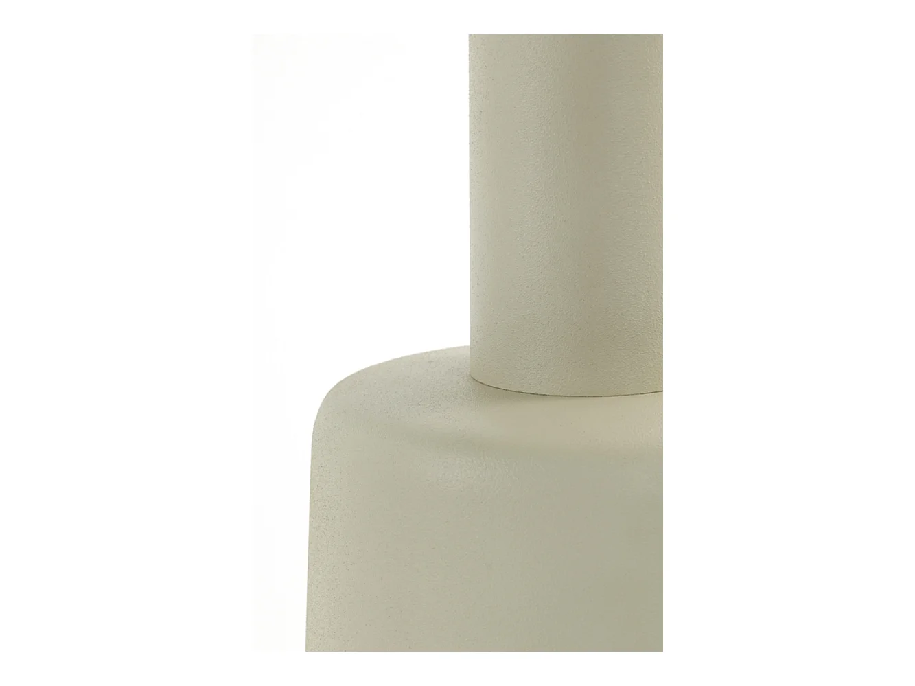 Table d'appoint MILAKI - Ø39x52cm - Gris