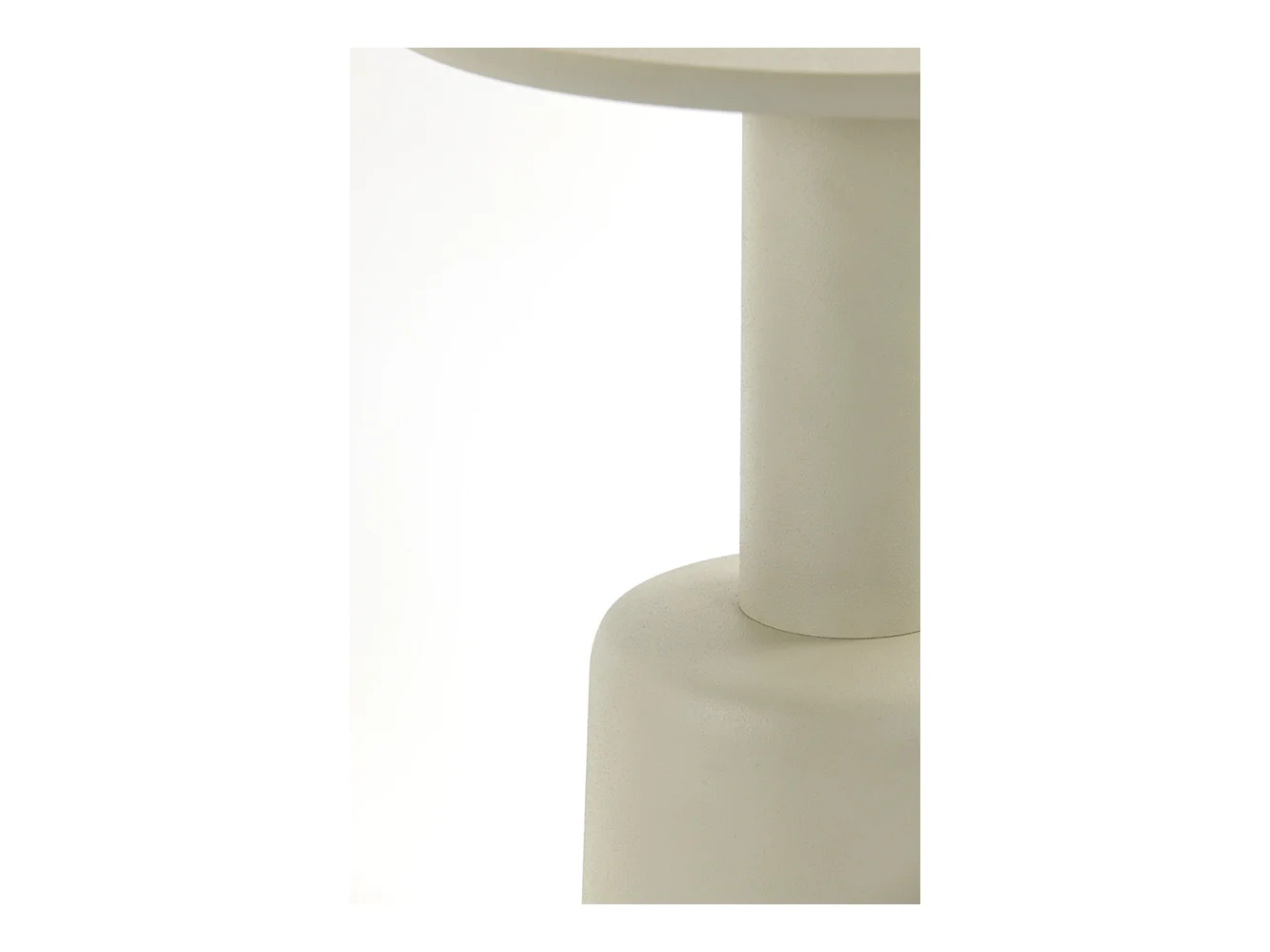 Table d'appoint MILAKI - Ø39x52cm - Gris