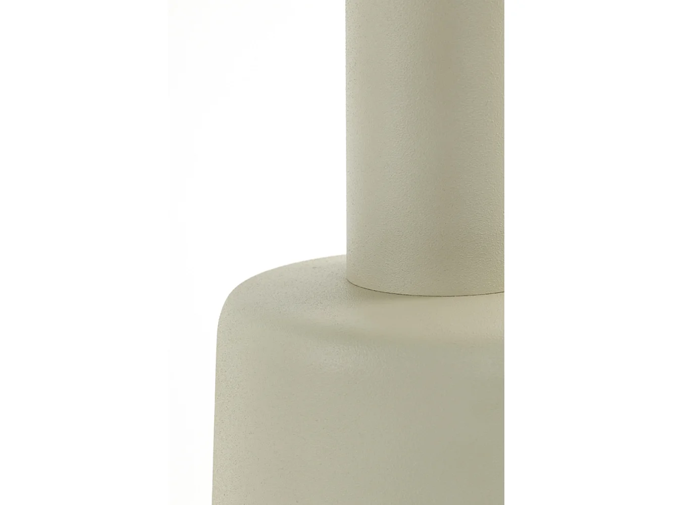 Table d'appoint MILAKI - Ø39x52cm - Gris