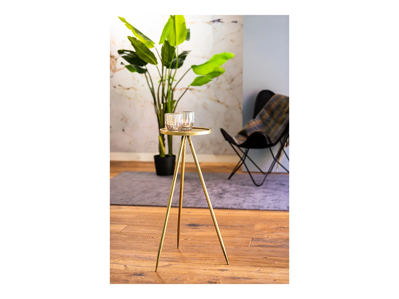 Zuil ENVIRA - Ø30x80.5cm - Goud