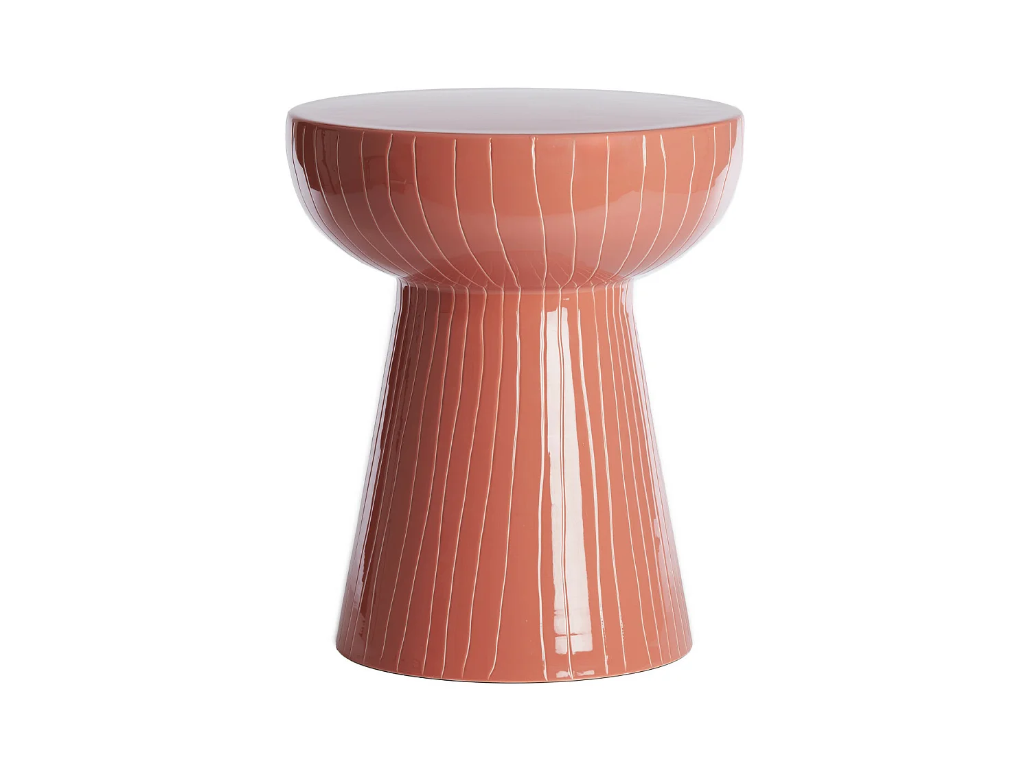Table d'appoint NUNOA - Ø35x41cm - Rouge