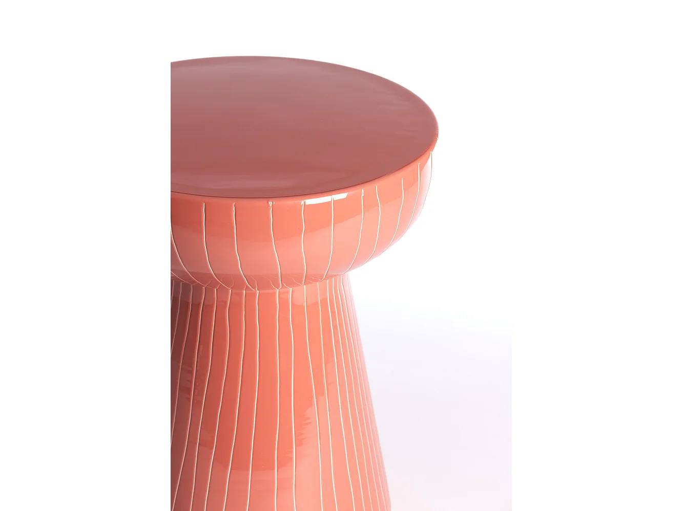 Bijzettafel NUNOA - Ø35x41cm - Rood