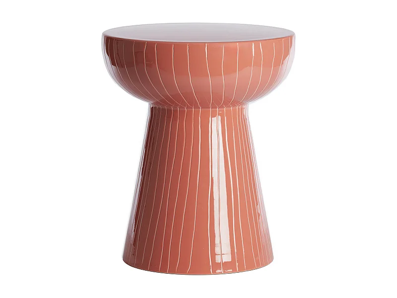 Bijzettafel NUNOA - Ø35x41cm - Rood