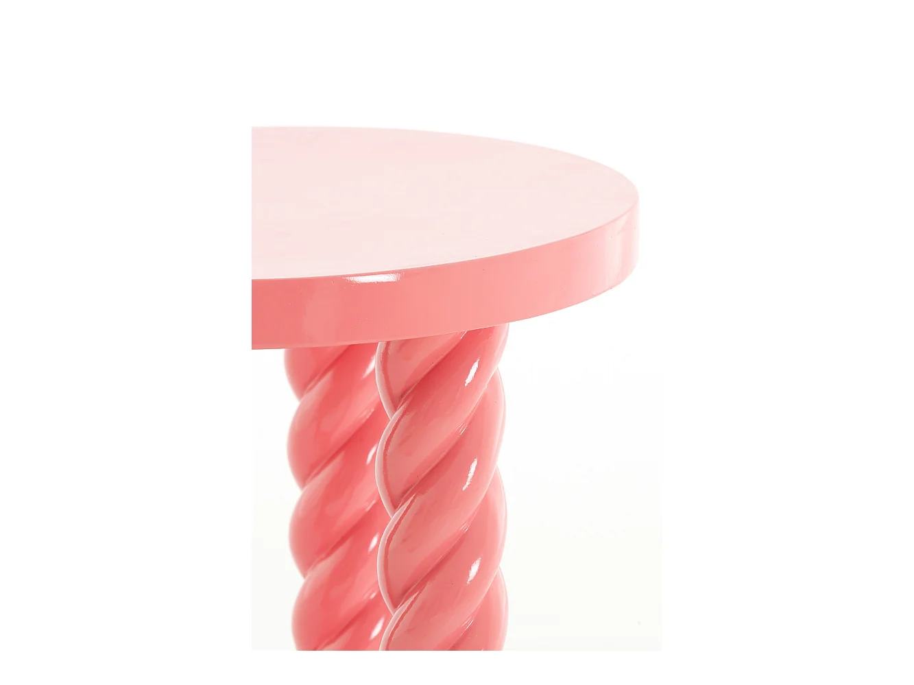 Table d'appoint VALLEJO - Ø46x46cm - Rose