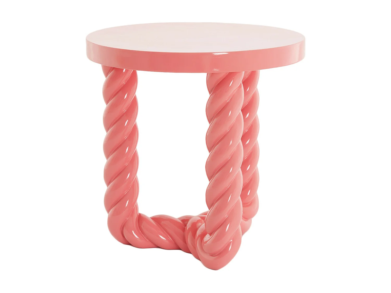 Table d'appoint VALLEJO - Ø46x46cm - Rose