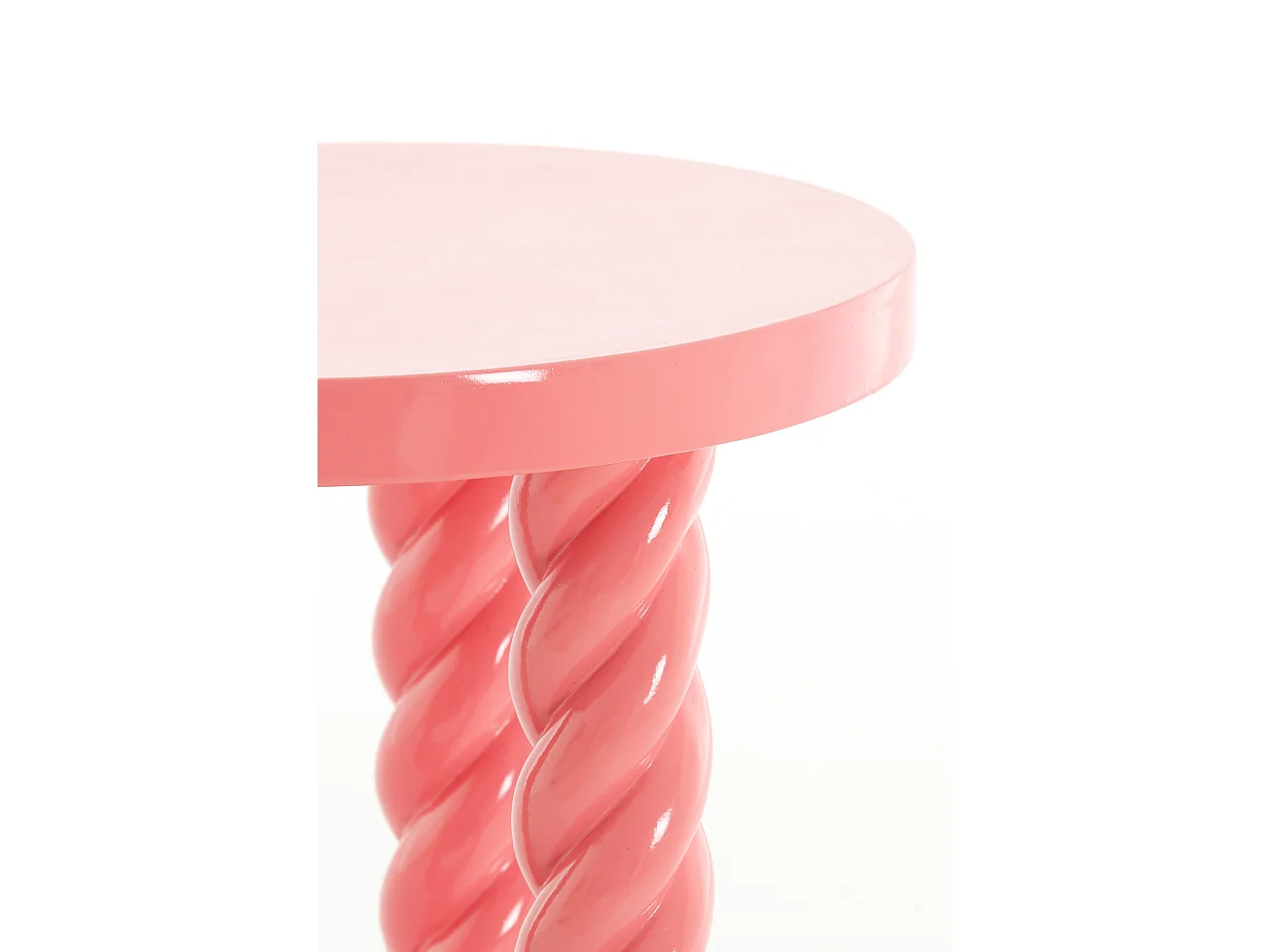 Table d'appoint VALLEJO - Ø46x46cm - Rose