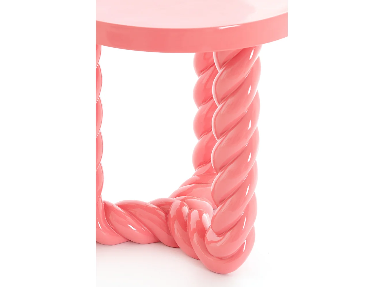 Table d'appoint VALLEJO - Ø46x46cm - Rose