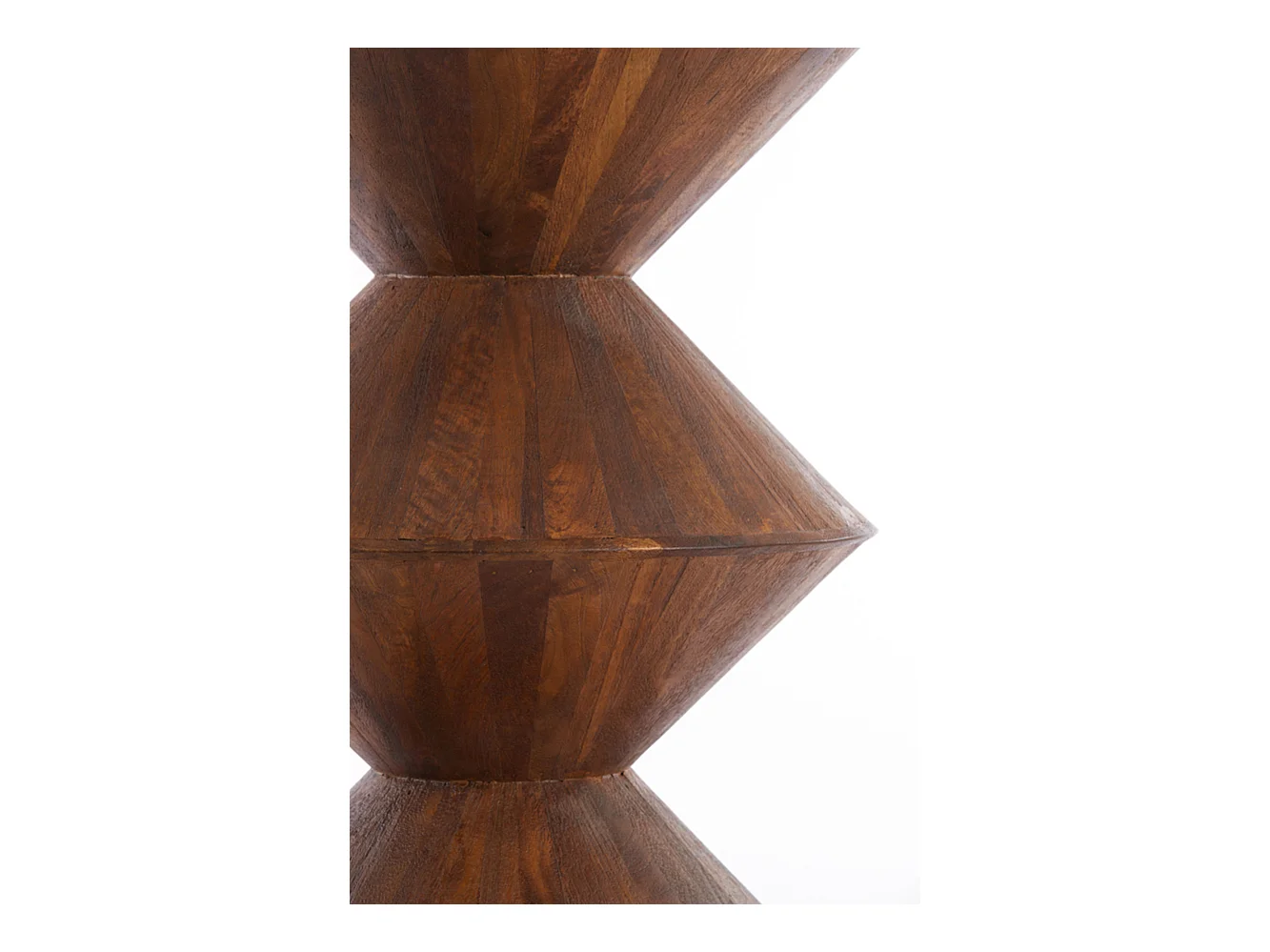 Table d'appoint LARUS - Ø45x60cm - Marron