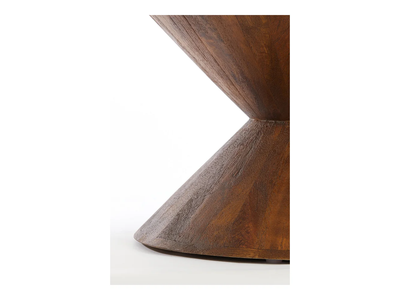 Table d'appoint LARUS - Ø45x60cm - Marron