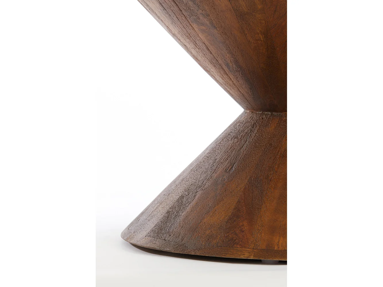 Table d'appoint LARUS - Ø45x60cm - Marron