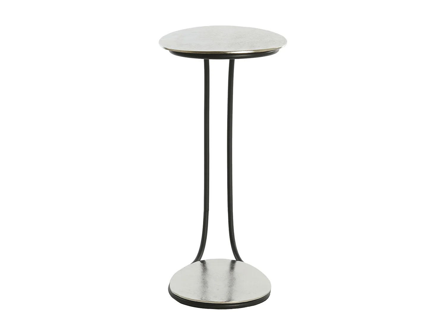 Table d'appoint MARSH - 42x27x53cm - Argent