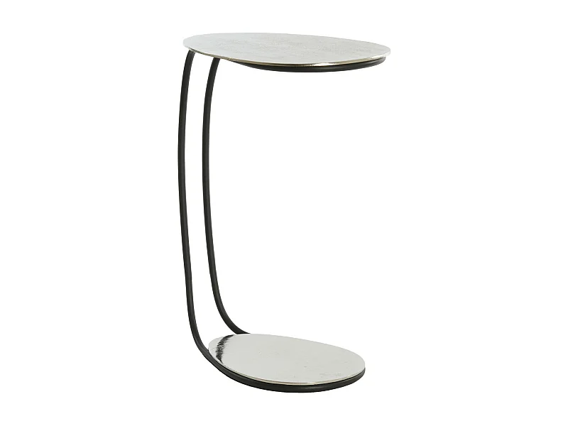 Table d'appoint MARSH - 42x27x53cm - Argent