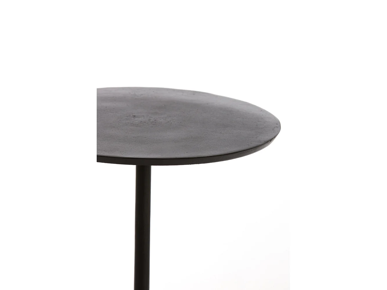 Table d'appoint DIMPHY - Ø35x56cm - Gris