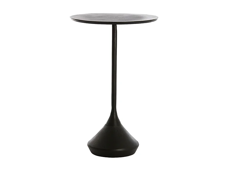 Table d'appoint DIMPHY - Ø35x56cm - Gris