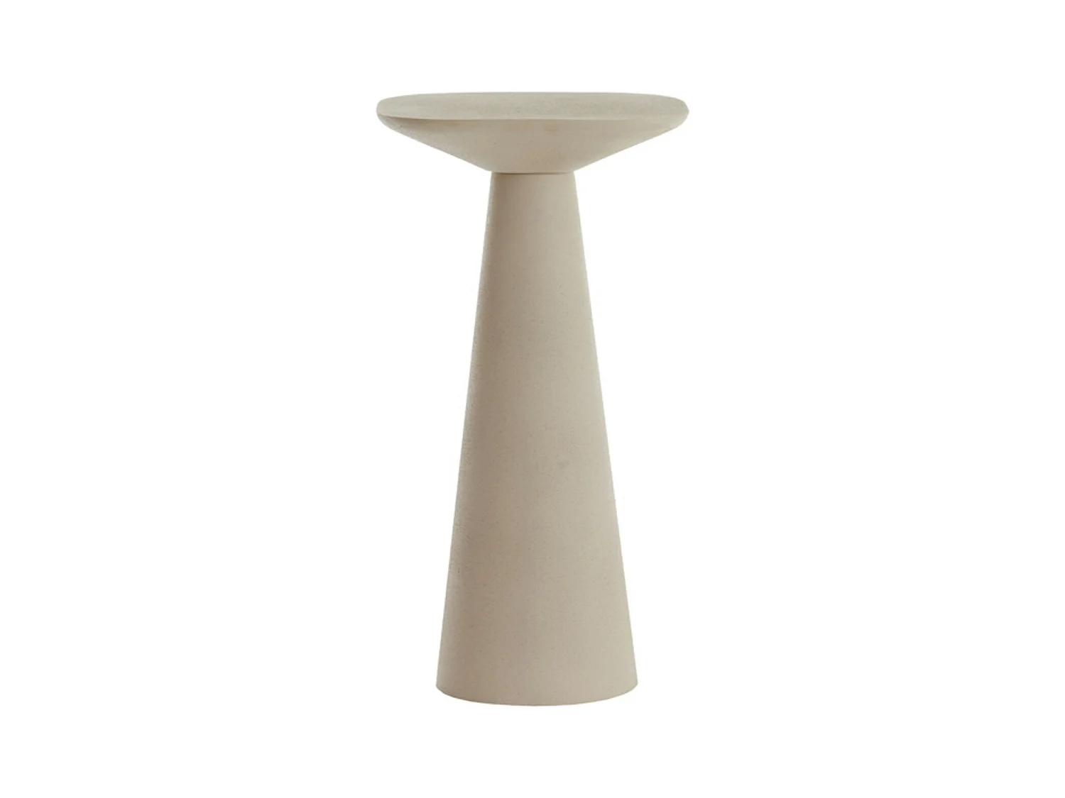 Table d'appoint ABALA - Ø28x53cm - Blanc