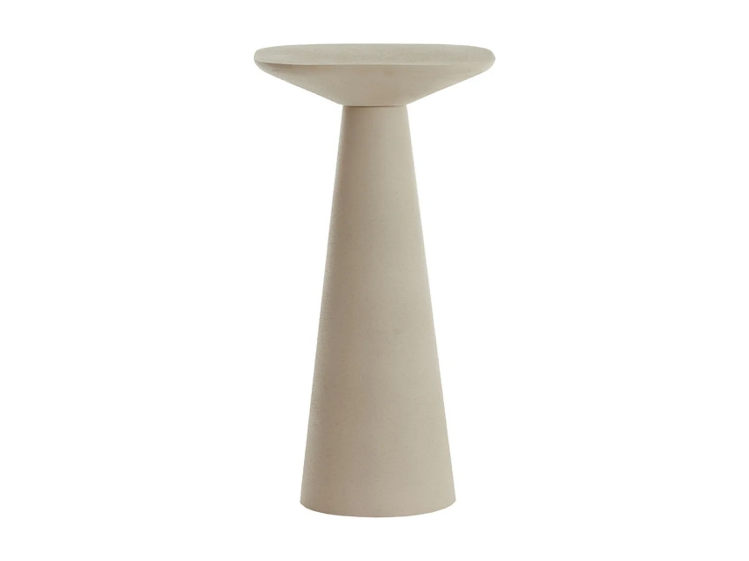 Table d'appoint ABALA - Ø28x53cm - Blanc