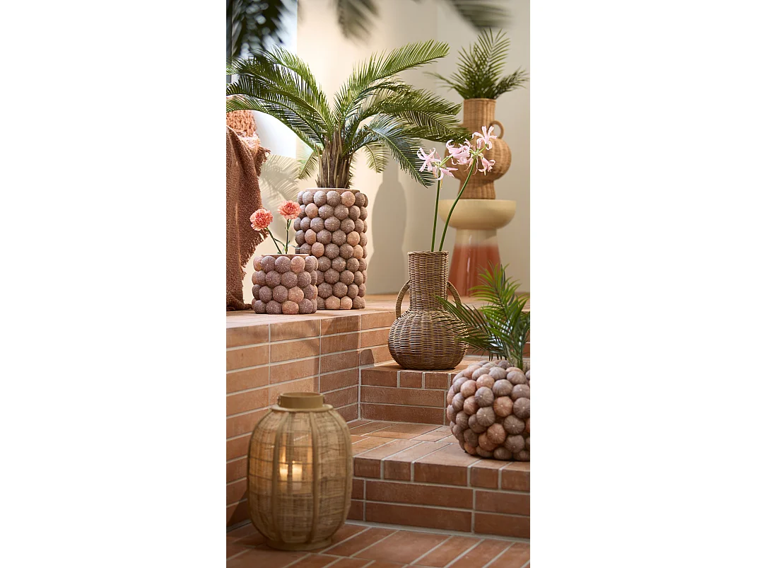 Table d'appoint ROVINI - Ø35x40,5cm - Blanc