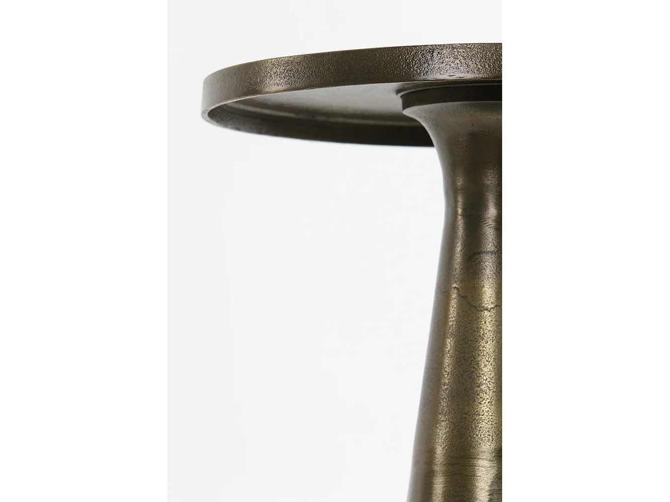 Bijzettafel PHILOS - Ø39x61cm - Brons