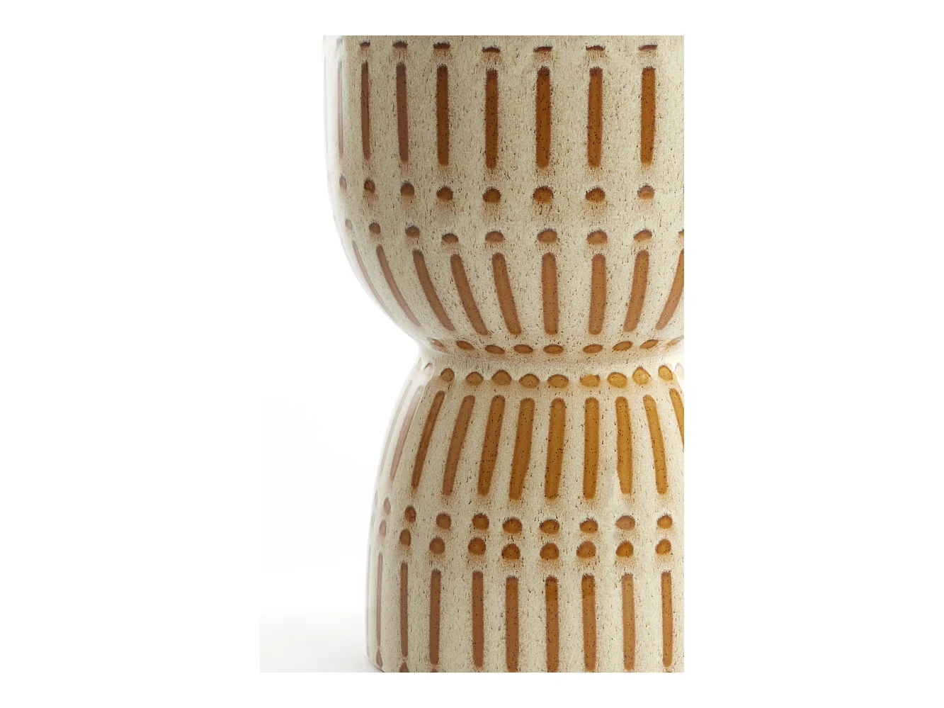 Table d'appoint FINCA - Ø28,5x42cm - Blanc