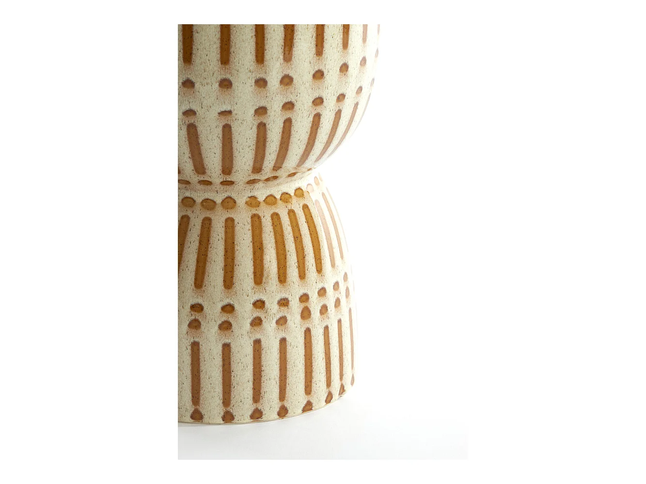 Table d'appoint FINCA - Ø28,5x42cm - Blanc