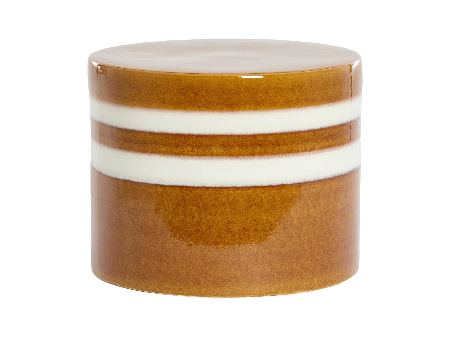 Table d'appoint MOOCA - Ø42x34cm - Marron