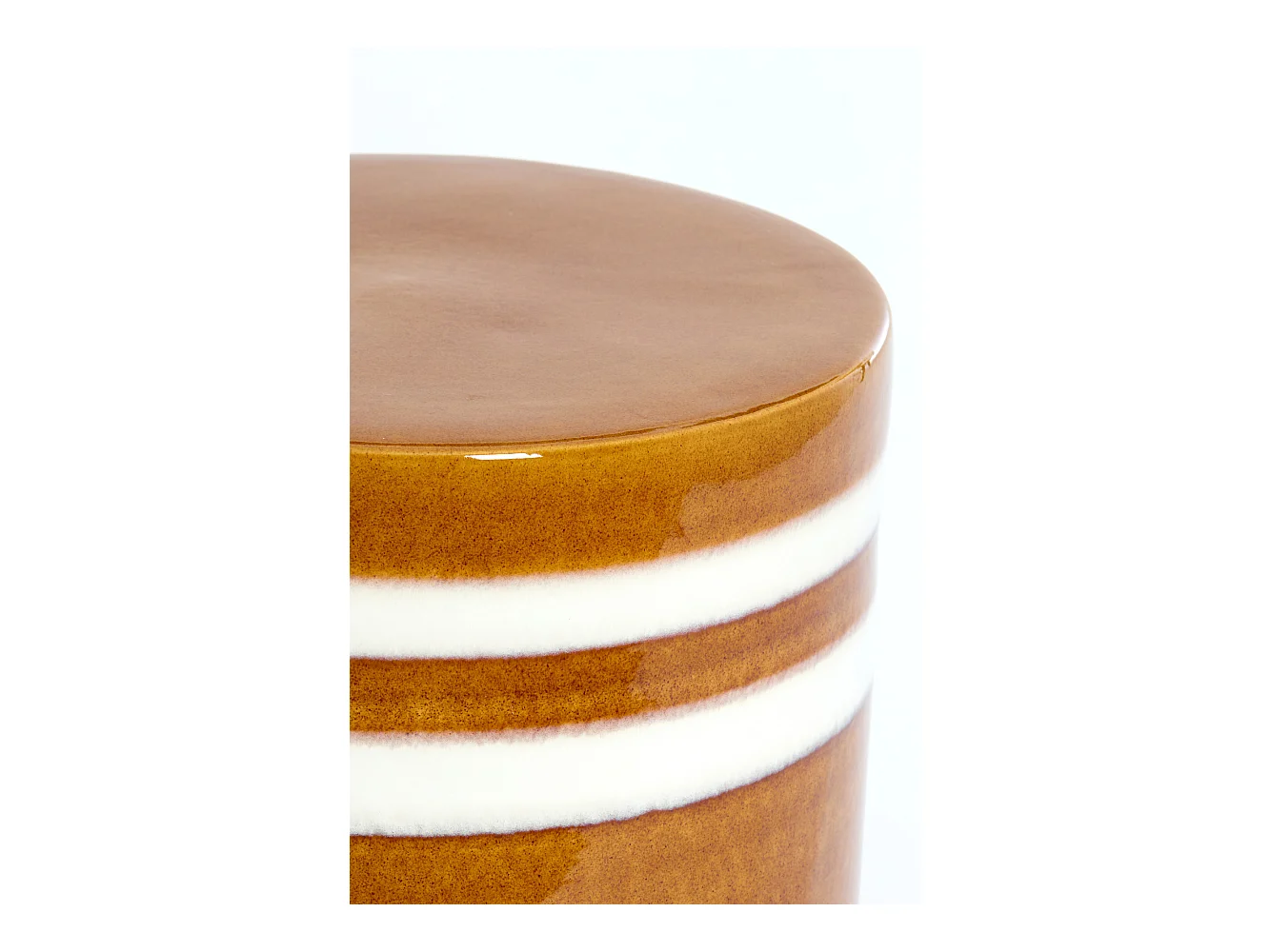 Table d'appoint MOOCA - Ø42x34cm - Marron