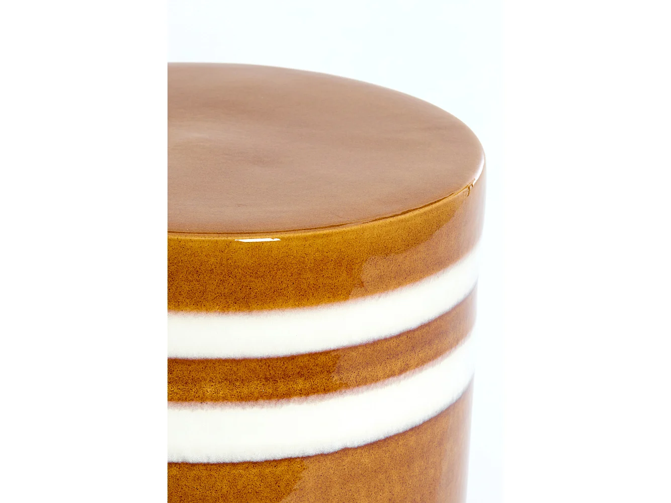 Table d'appoint MOOCA - Ø42x34cm - Marron