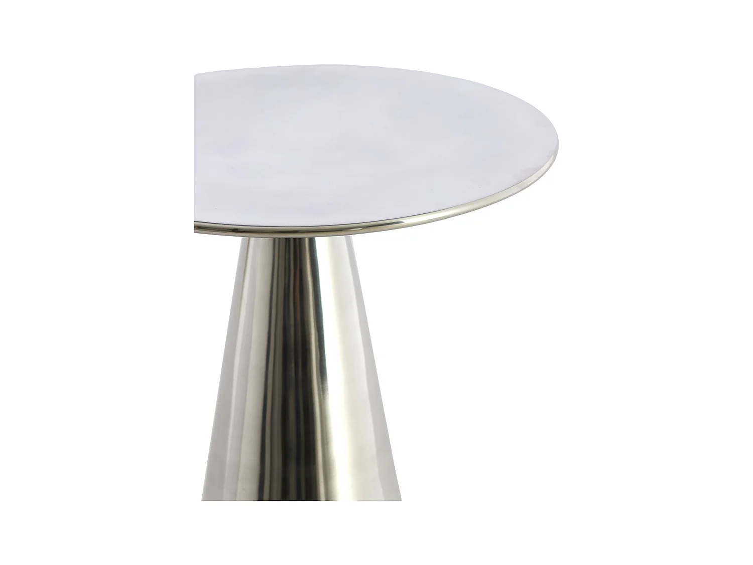 Table d'appoint LEOVA - Ø39x51cm - Gris