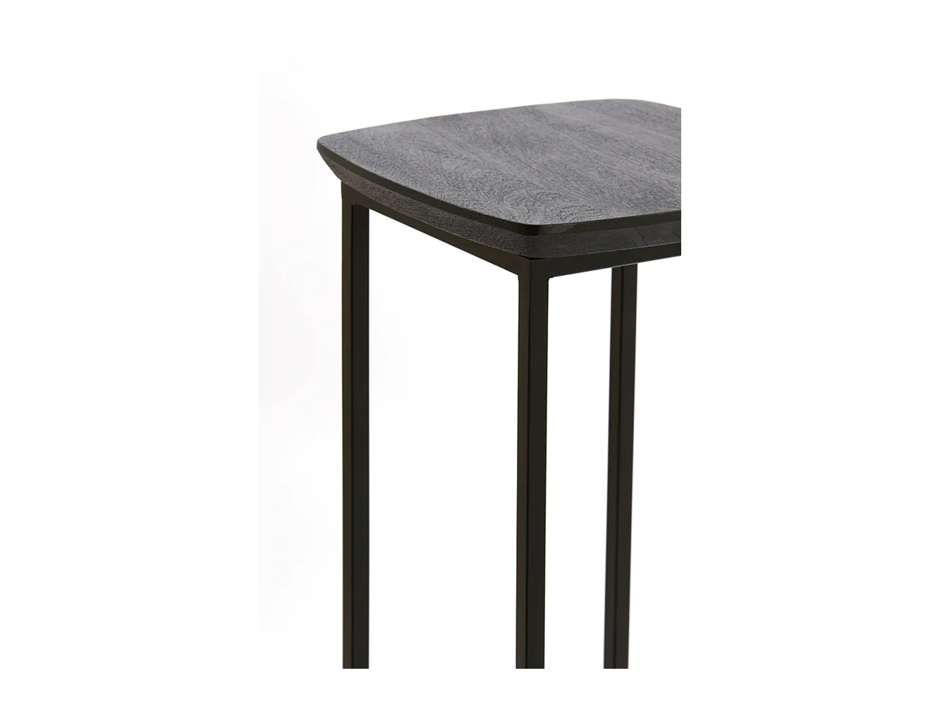Colonne QUENZA - Ø35x100cm - Noir - Lot de 2